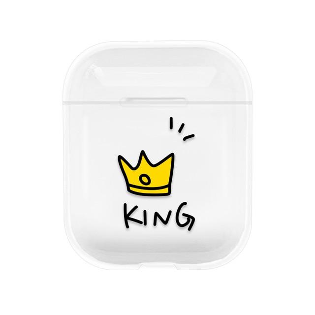 Lisslune | Transparent Airpods Headphones Cartoon Case
