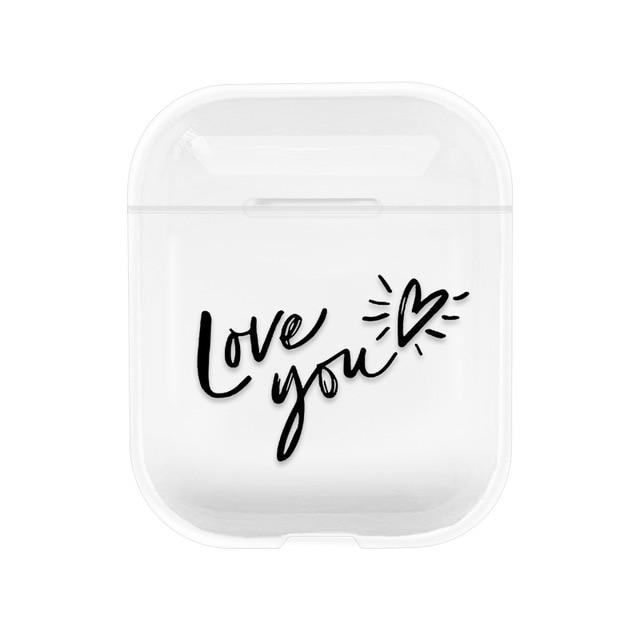 Lisslune | Transparent Airpods Headphones Cartoon Case