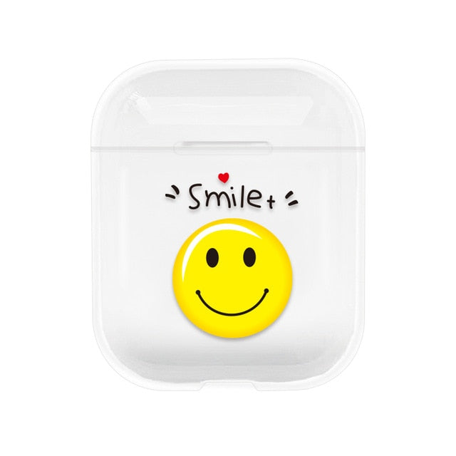 Lisslune | Transparent Airpods Headphones Cartoon Case