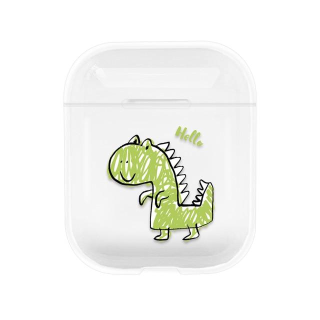 Lisslune | Transparent Airpods Headphones Cartoon Case