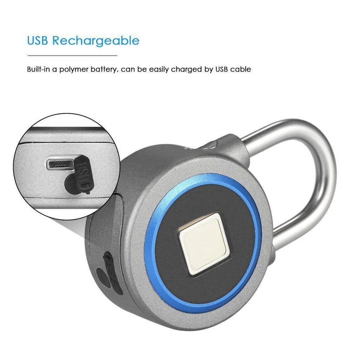 Lisslune | Smarter Theft Protection Fingerprint Keyless Padlock