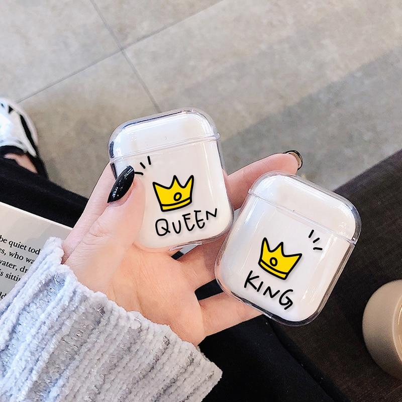 Lisslune | Transparent Airpods Headphones Cartoon Case