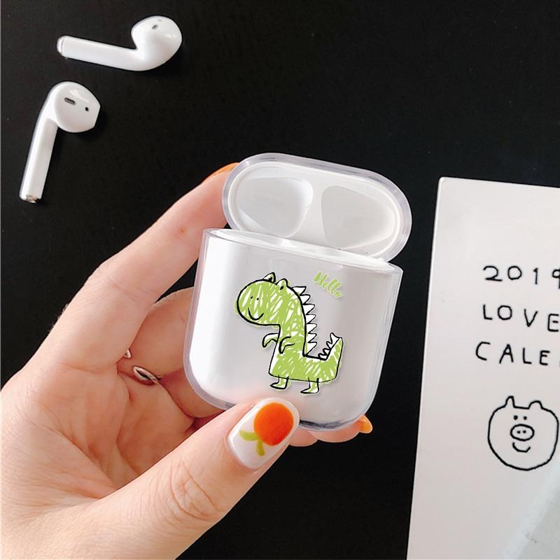 Lisslune | Transparent Airpods Headphones Cartoon Case