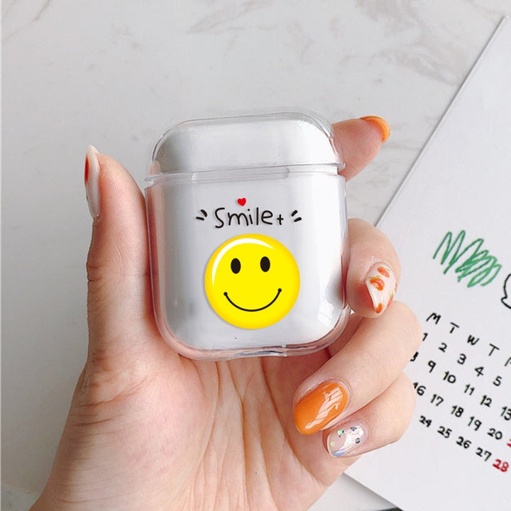 Lisslune | Transparent Airpods Headphones Cartoon Case