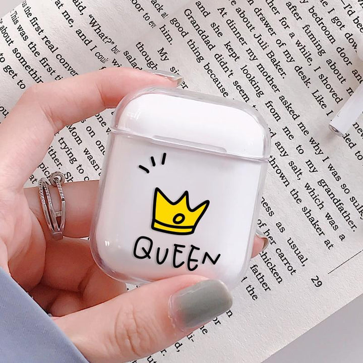 Lisslune | Transparent Airpods Headphones Cartoon Case