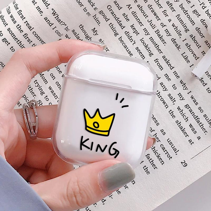 Lisslune | Transparent Airpods Headphones Cartoon Case