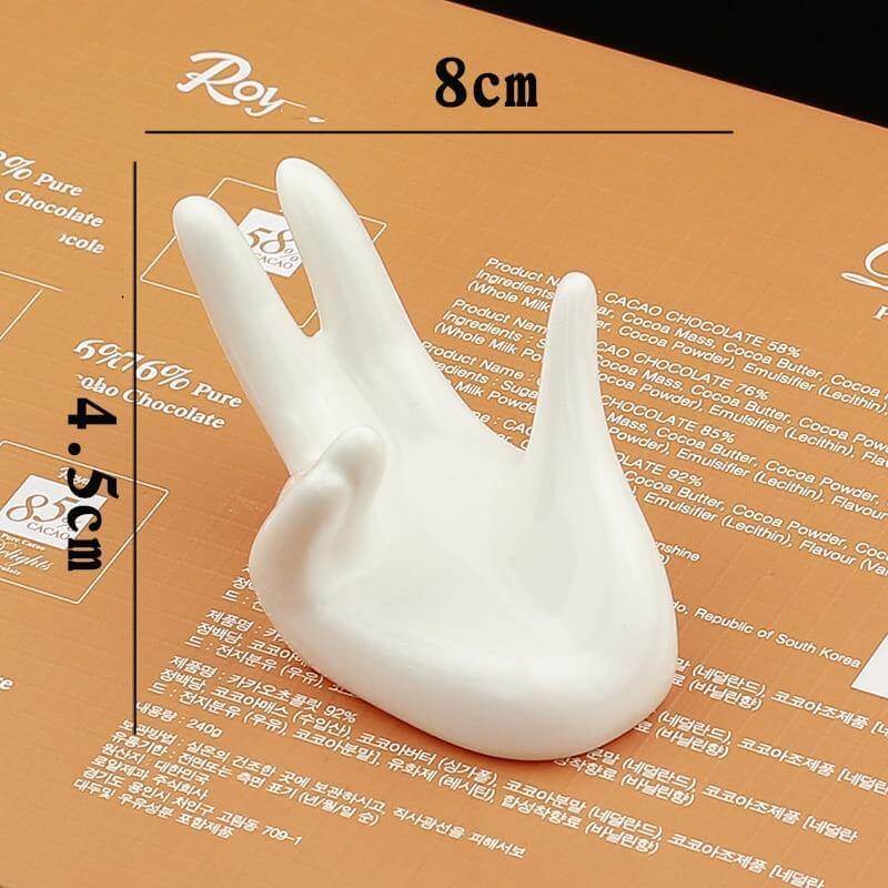 Lisslune | Hand Shape Ceramic Egg Cup Holder