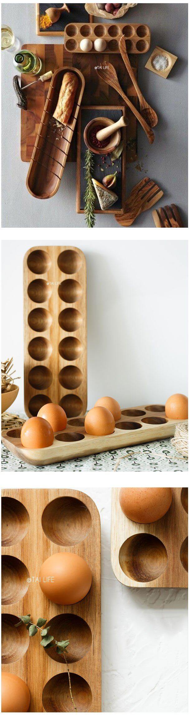 Lisslune | Wooden Japanese Style Egg Storage Box