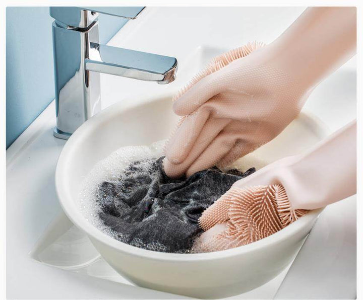 Lisslune | Non-Slip Magic Silicone Cleaning Gloves
