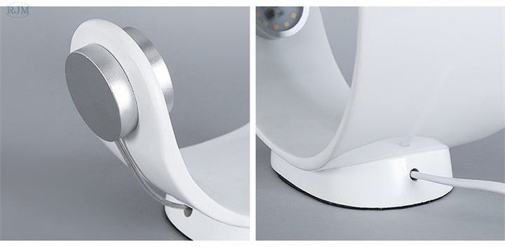Lisslune | Modern Nordic Curl Table LED Lamp