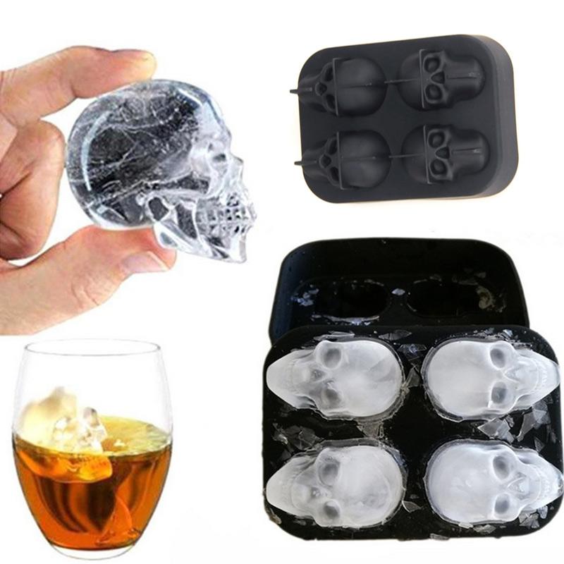Lisslune | Realistic 3D Skull Ice Cubes