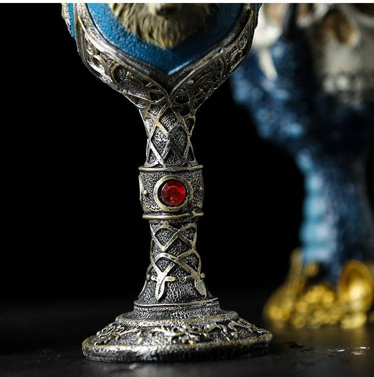 Lisslune | Stainless Steel Skull Gothic Goblet Cocktail Glass