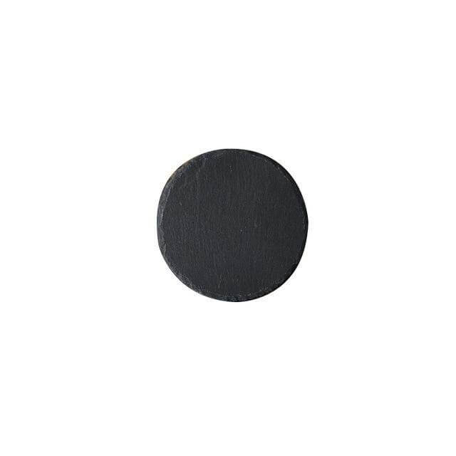 Lisslune | Wooden Slate Round Snack Food Plate