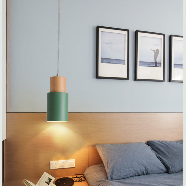 Lisslune | Designer Nordic Wood Base Pendant Lamp