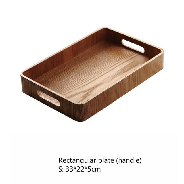 Lisslune | Slim, round serving trays made of wood
