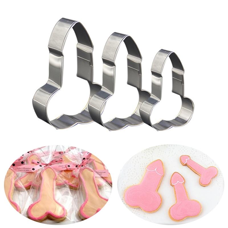Lisslune | Penis Cookie Cutters (Set of 3)