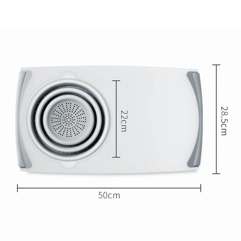 Lisslune | Multifunctional Ultimate 3 in 1 Cutting Board with Drain Basket