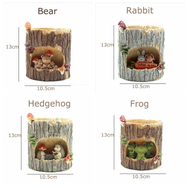 Lisslune | Creative Animal Life Resin Flower Pots
