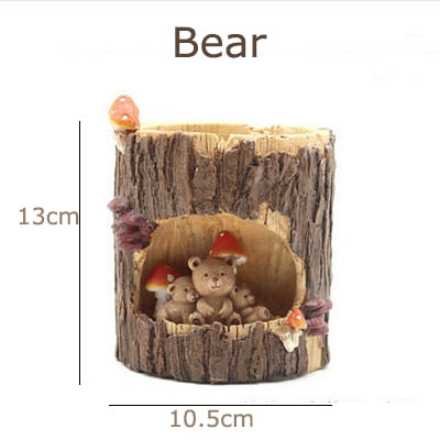 Lisslune | Creative Animal Life Resin Flower Pots
