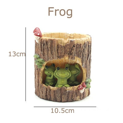 Lisslune | Creative Animal Life Resin Flower Pots