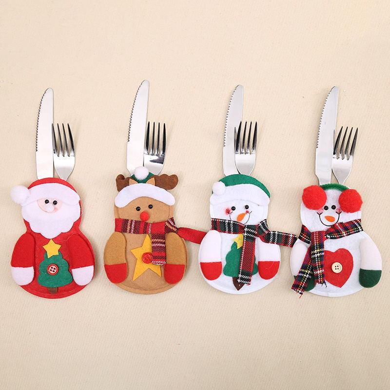 Lisslune | 4-piece Christmas cutlery decoration for the table