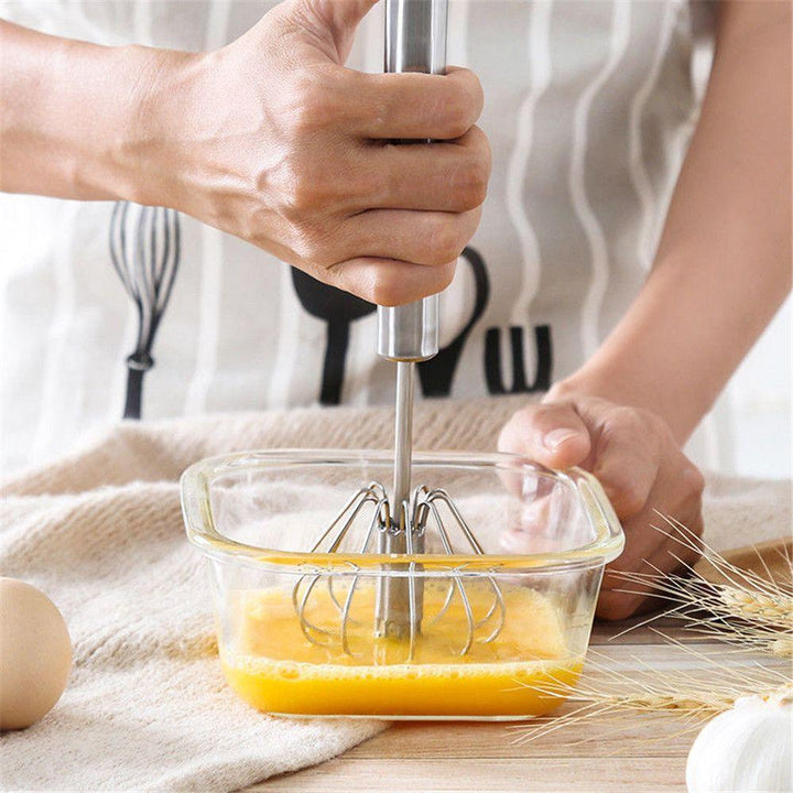 Lisslune | Stainless Steel Semi-Automatic Whisk