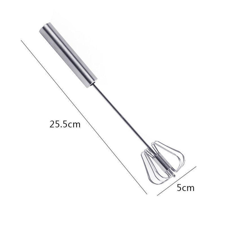 Lisslune | Stainless Steel Semi-Automatic Whisk