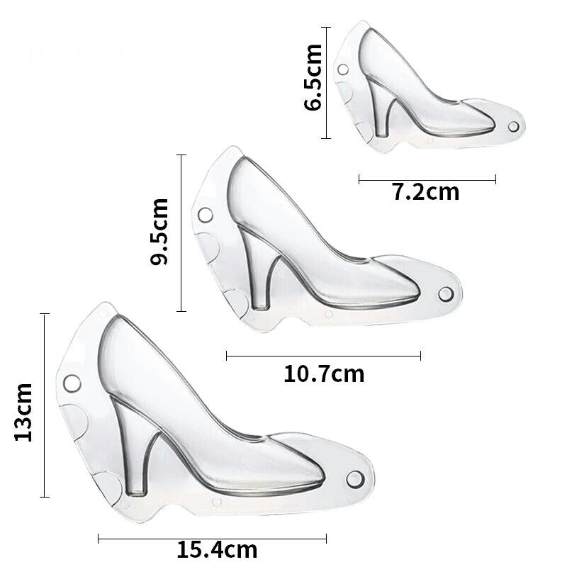 Lisslune | 3D High Heel Shoe Chocolate Mold