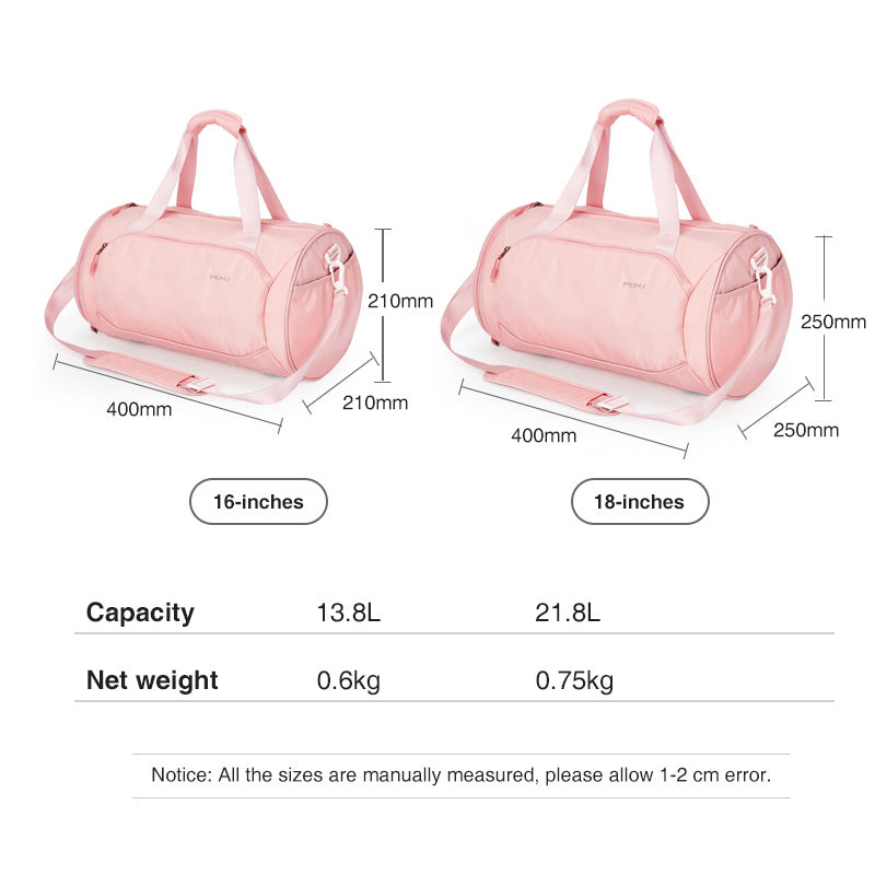 Lisslune | Versatile waterproof duffel bag with separate shoe compartment - A must for travel and gym