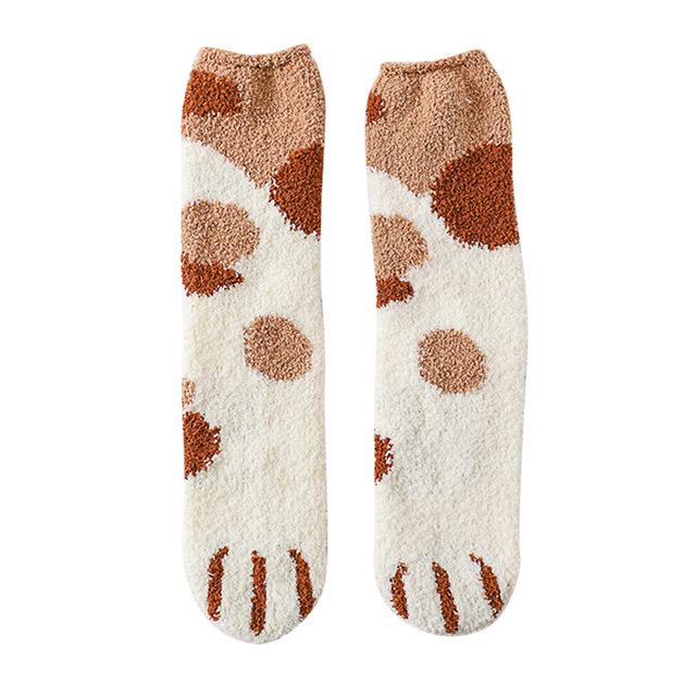 Lisslune | Padded Cat Winter Socks (Size 38-44)