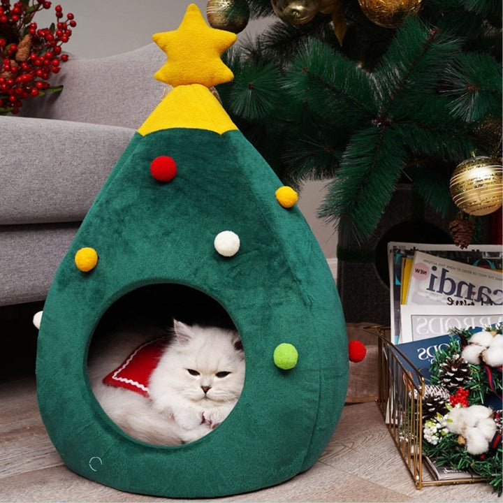 Lisslune | Christmas Tree Cat House