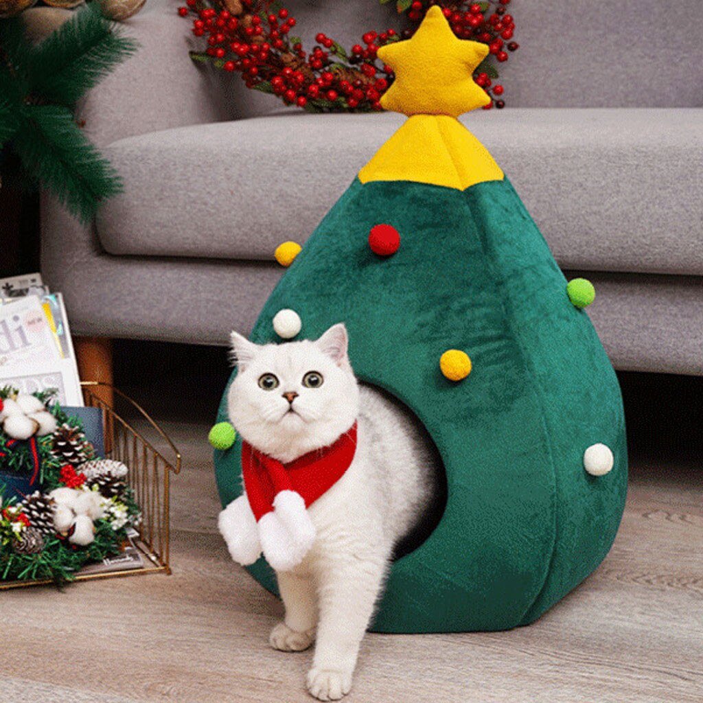 Lisslune | Christmas Tree Cat House