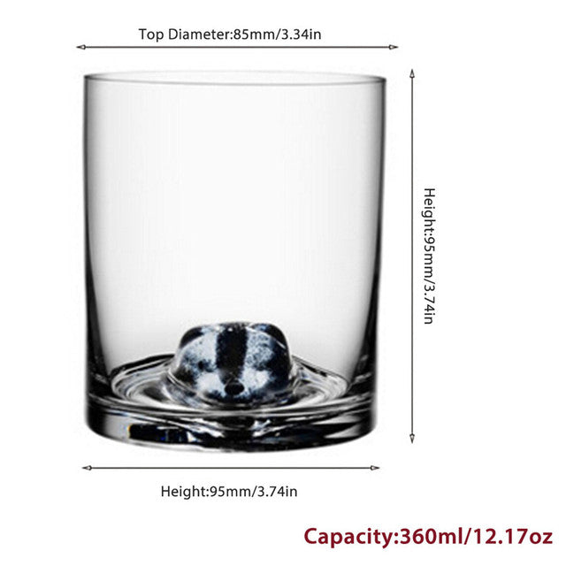 Lisslune | 3D Animal Ultra Clear Unique Wine Glass