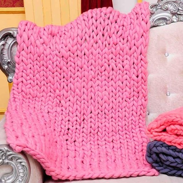 Lisslune | Chunky hand-knitted blanket