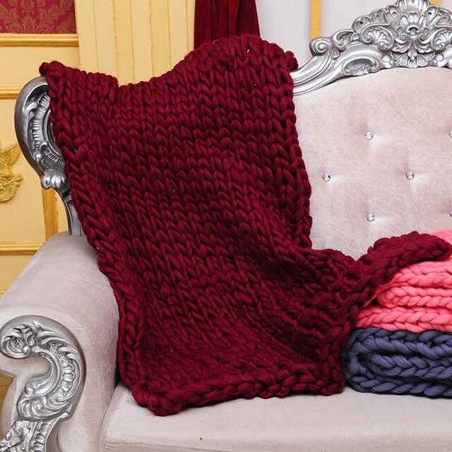 Lisslune | Chunky hand-knitted blanket