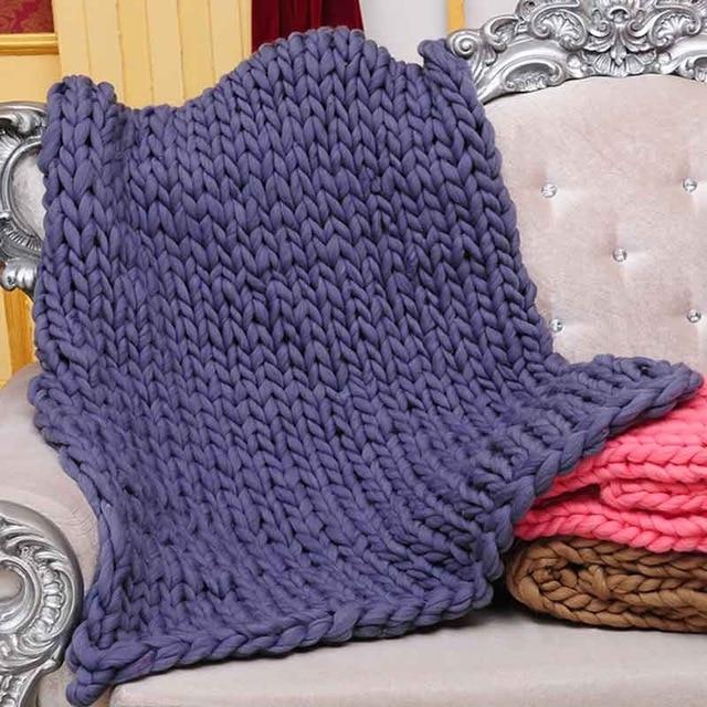 Lisslune | Chunky hand-knitted blanket