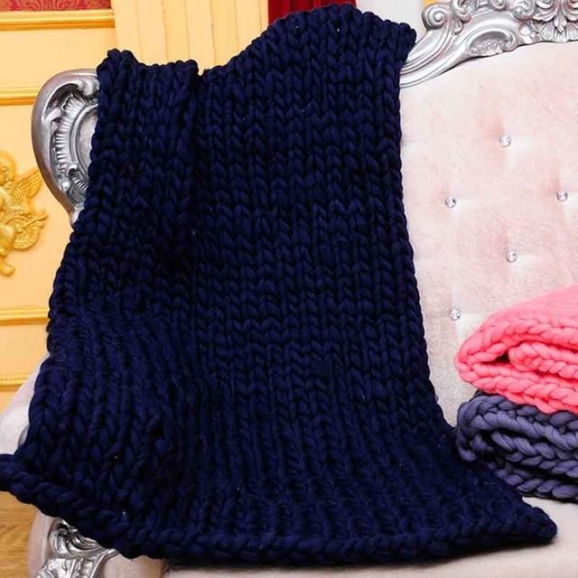 Lisslune | Chunky hand-knitted blanket