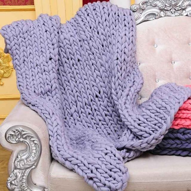 Lisslune | Chunky hand-knitted blanket