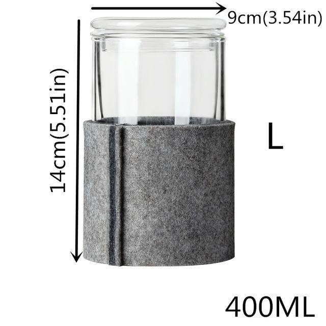 Lisslune | Creative Glass Tea Infuser with Wooden Lid