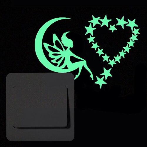 Lisslune | Glowing Cartoon Wall Stickers for the Light Switch