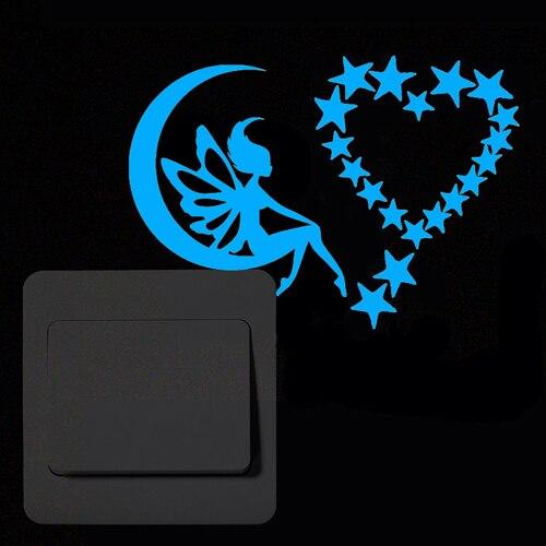 Lisslune | Glowing Cartoon Wall Stickers for the Light Switch