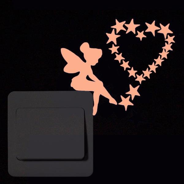 Lisslune | Glowing Cartoon Wall Stickers for the Light Switch
