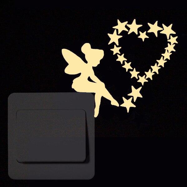 Lisslune | Glowing Cartoon Wall Stickers for the Light Switch