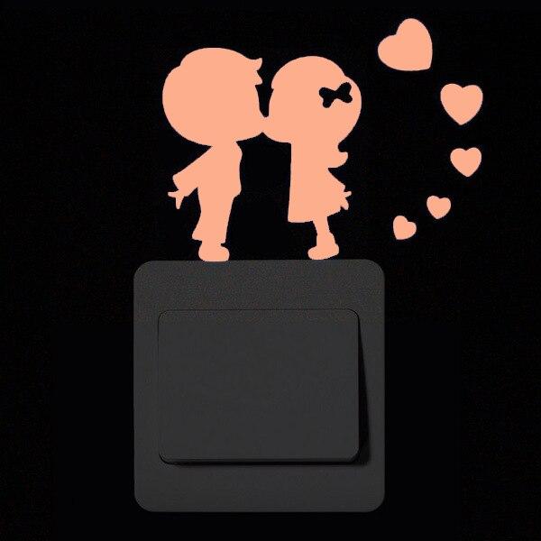 Lisslune | Glowing Cartoon Wall Stickers for the Light Switch