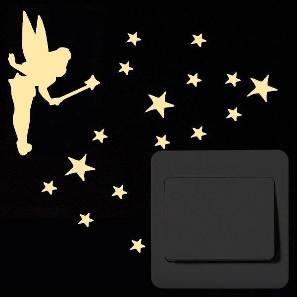 Lisslune | Glowing Cartoon Wall Stickers for the Light Switch