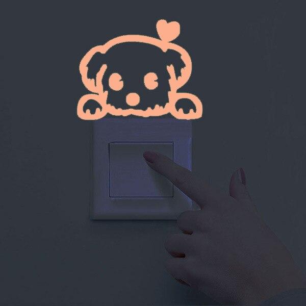 Lisslune | Glowing Cartoon Wall Stickers for the Light Switch