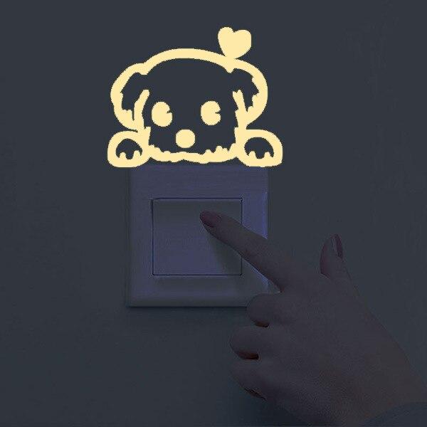 Lisslune | Glowing Cartoon Wall Stickers for the Light Switch