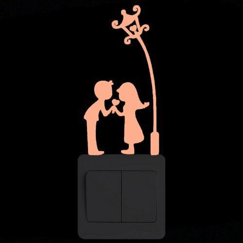 Lisslune | Glowing Cartoon Wall Stickers for the Light Switch