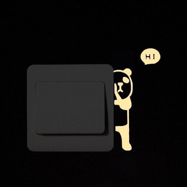 Lisslune | Glowing Cartoon Wall Stickers for the Light Switch