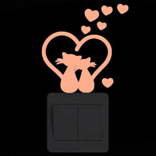 Lisslune | Glowing Cartoon Wall Stickers for the Light Switch